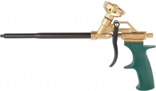 Пистолет KRAFTOOL "GOLD-KRAFT" для монтажной пены, полностью латунный корпус в Кирове