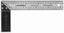 Угольник STAYER "PROFI" столярный, гравированная шкала, нержавеющее полотно 37мм, 400мм                                 