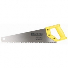 Ножовка STAYER "STANDARD" по дереву, пластиковая ручка, универсальный закаленный зуб, 5 TPI (5мм), 400мм                                                                                                
