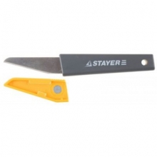 Нож STAYER "MASTER" для хозяйственных работ, пластиковая рукоятка, 65 мм в Кирове