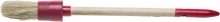 Кисть круглая STAYER "UNIVERSAL-STANDARD", светлая натуральная щетина, пластмассовый корпус, деревянная ручка, №2 x 20мм                                                                                
