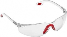 ЗУБР Спектр 3 Прозрачные, очки защитные открытого типа, двухкомпонентные дужки в Кирове
