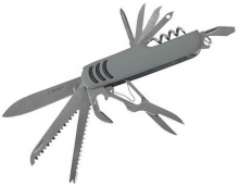 Нож ЗУБР "МАСТЕР" складной многофункциональный, "12 в 1", обрезиненная рукоятка                                                                                                                         