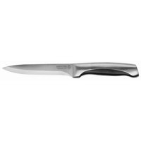 Нож LEGIONER "FERRATA" овощной, рукоятка с металлическими вставками, лезвие из нержавеющей стали, 90мм                                                                                                  