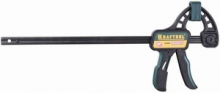 Струбцина KRAFTOOL "EcoKraft" ручная пистолетная, пластиковый корпус, 600/800мм, 150кгс в Кирове