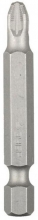 Биты ЗУБР "МАСТЕР" кованые, хромомолибденовая сталь, тип хвостовика E 1/4", PZ2, 50мм, 10шт                             