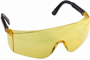 Очки STAYER защитные с регулируемыми дужками, желтые                                                                    