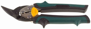 Ножницы KRAFTOOL "UNI-KRAFT" по твердому металлу,с двойной рычажной передачей,Cr-Mo,двухкомпонентная ручка,левые,180мм в Кирове