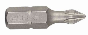 Биты ЗУБР "МАСТЕР" кованые, хромомолибденовая сталь, тип хвостовика C 1/4", PH1, 25мм, 2шт                              