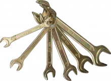 Набор STAYER Ключи "ТЕХНО" рожковые, 8-24мм, 6 предметов                                                                