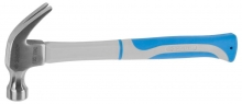 Молоток-гвоздодер Зубр 450г кованый с фиберглассовой ручкой
