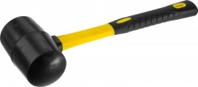 Киянка резиновая Stayer Profi 680г, 75мм, черная, с фибергласовой ручкой