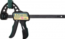 Струбцина KRAFTOOL "EcoKraft" ручная пистолетная, пластиковый корпус, 150/350мм, 150кгс                                 