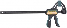 Струбцина KRAFTOOL "EcoKraft" ручная пистолетная, пластиковый корпус, 300/500мм, 150кгс                                 