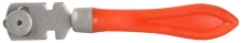 Стеклорез роликовый, 3 режущих элемента, с пластмассовой ручкой                                                         