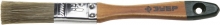Кисть плоская  ЗУБР "ЛАЗУРЬ-МАСТЕР", смешанная щетина, деревянная ручка, 20мм                                           
