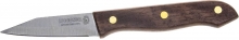 Нож LEGIONER "GERMANICA" овощной, тип "Solo" с деревянной ручкой, нерж лезвие 80мм                                                                                                                      