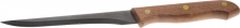 Нож LEGIONER "GERMANICA" обвалочный, с деревянной ручкой, нерж лезвие 150мм                                                                                                                             