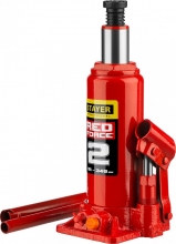 Домкрат гидравлический бутылочный Stayer Red Force  2т, 181-345мм