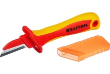 KN-1 нож электрика диэлектрический, прямой, KRAFTOOL ― Интернет-магазин инструмента Киров