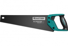 Ножовка для точного реза "Alligator BLACK", 400 мм, 11 TPI 3D зуб, KRAFTOOL