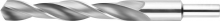 Сверло ЗУБР "МАСТЕР" по металлу с цилиндрическим хвостовиком, сталь Р6М5, винтовой прокат, D 13.5мм, L-160/108мм
