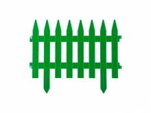 Забор декоративный GRINDA "КЛАССИКА", 28x300см, зеленый                                                                                                                                                 